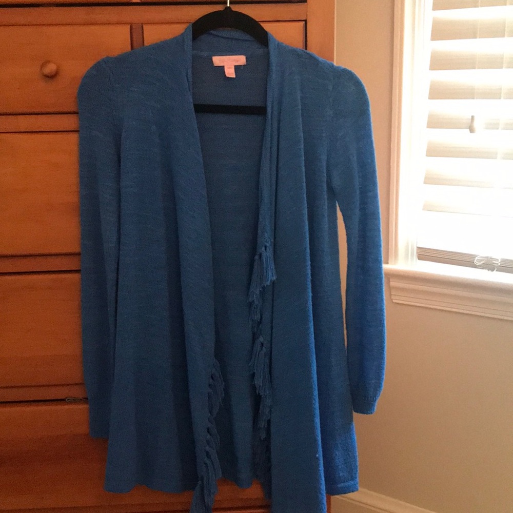 Lilly Pulitzer Fringe Sweater